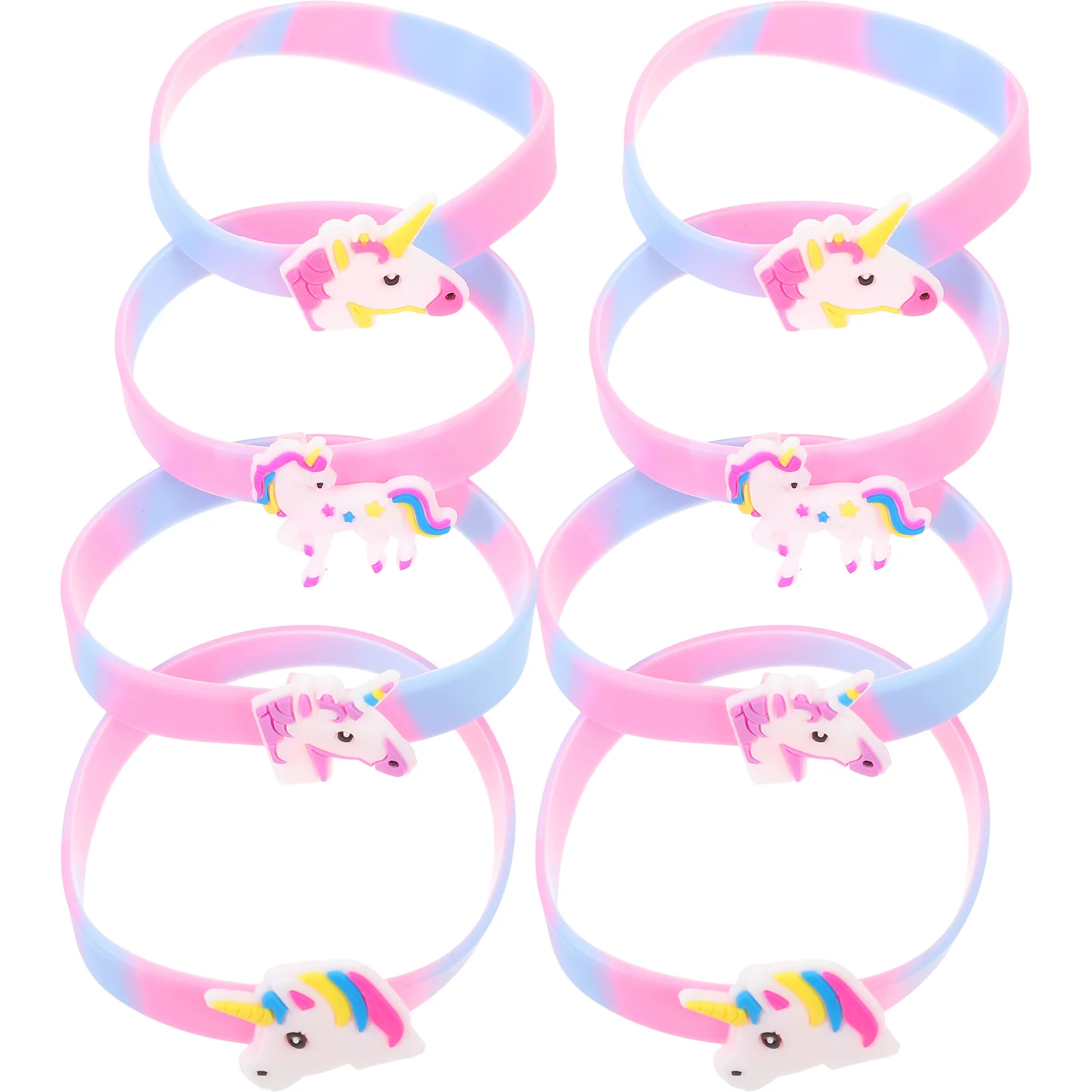 

12 Pcs Unicorn Bracelet Themed Party Favors Mens Birthday Supplies Wristband Gifts Adorable Bracelets Decor Girl