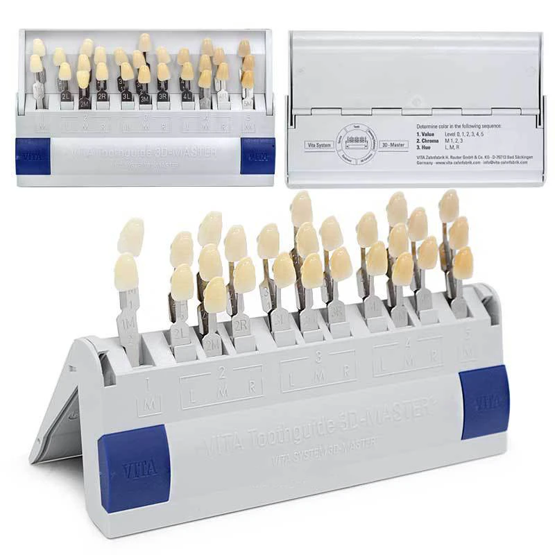 16/29 Colors Teeth Whitening Comparison Board Dental Shade Guide VITA