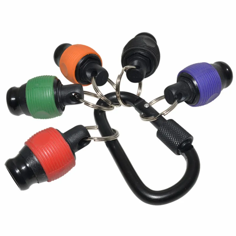 Ball Grip Screwdriver Bit Holder 1/4 Inch Extension Bar Drill Screw Adapter Fast Change Keychain Portable 5 Pcs