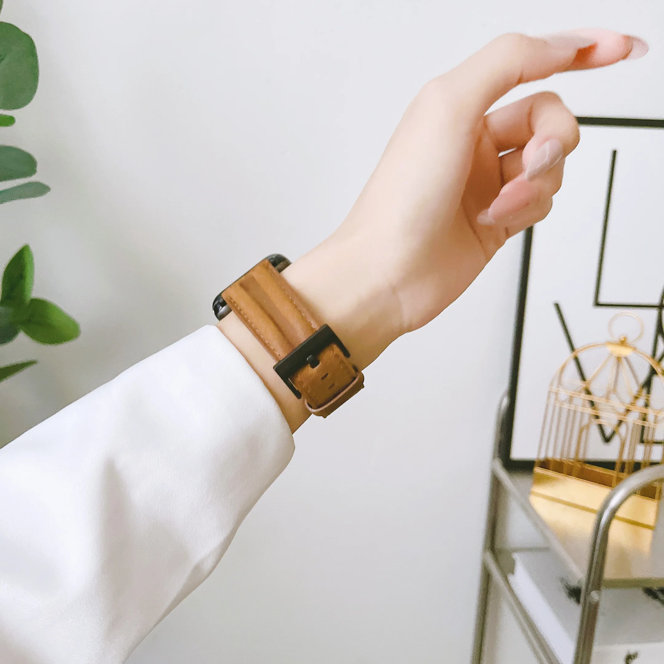 Genuine Leather Strap for Apple Watch Ultra Band 8 7 6 5 4 3 2 SE Correa Apple Watch 44mm 49 45 42 41 40 38mm Braceletfor iWatch