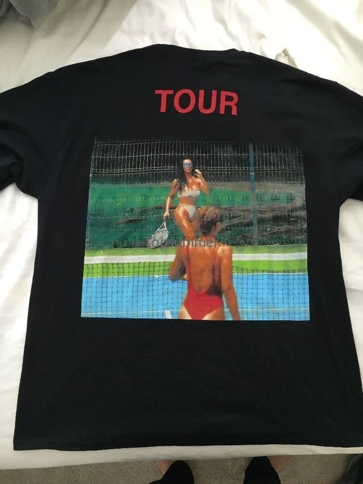 

New Kanye West Saint Pablo Tour Merch Tennis T Shirt
