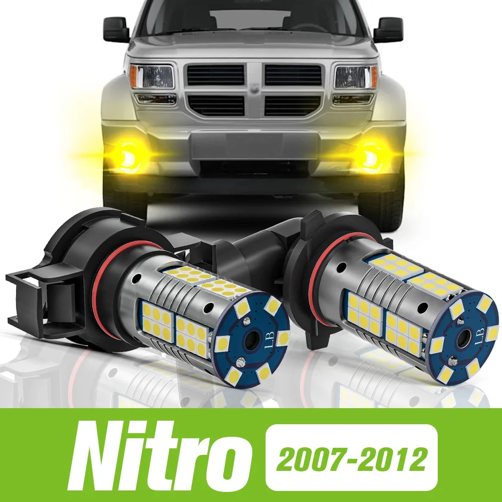 

2pcs For Dodge Nitro 2007-2012 LED Fog Light 2008 2010 2011 Accessories