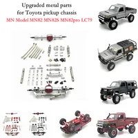 Chassis Reinforcement Parts Metal Upgrade for MN Model 1/12 MN82S 82 82pro LC79 RC Car  Front and Rear Assembly Kit 1