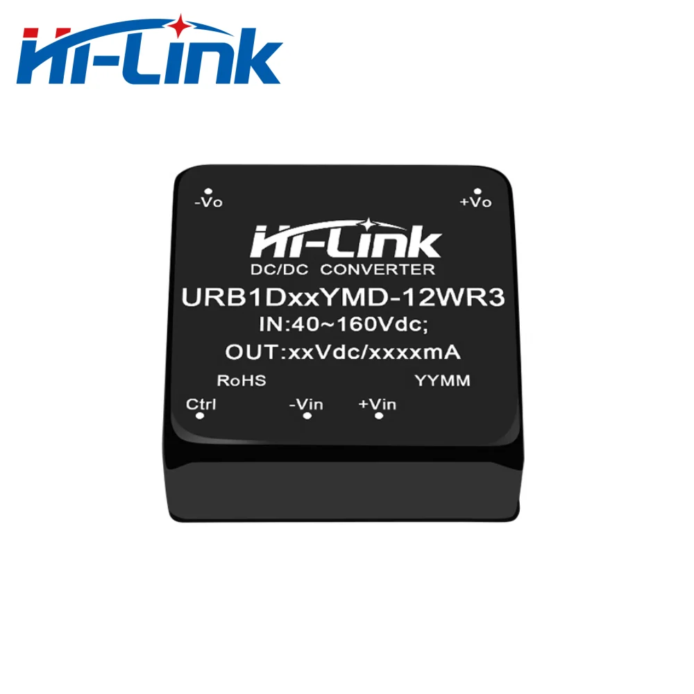 Hilink 110V to 5V 12V 12W DC to DC transformer power supply module URB1D05YMD-12WR3 URB1D12YMD-12WR3 isolation