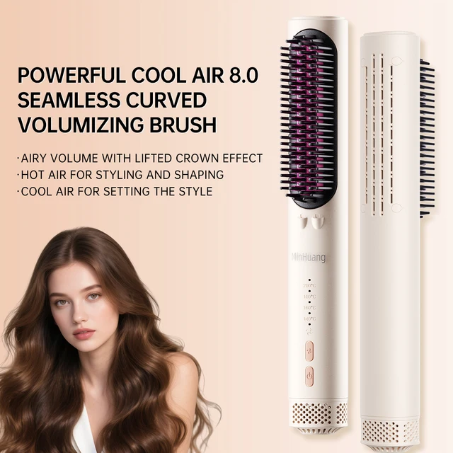 Peigne chauffant électrique multifonctionnel, lisseur de cheveux, peigne à ions négatifs, outil de coiffage anti-brûlure, brosse lissante 1