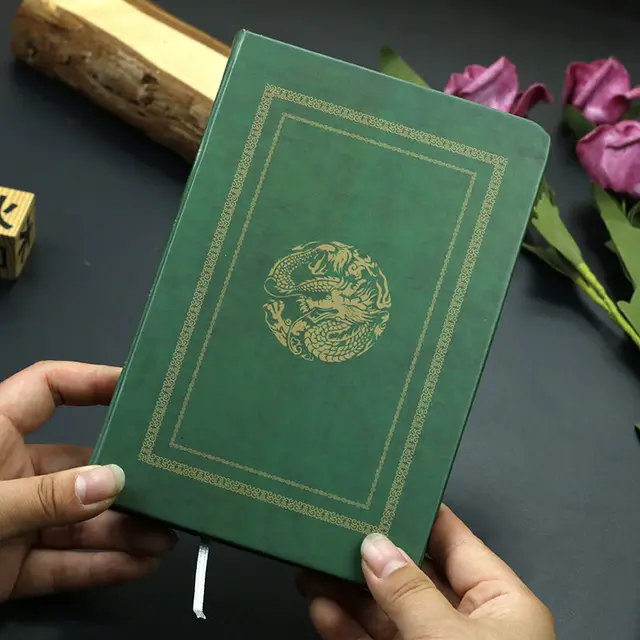 Retro creative student diary book Dunhuang illustration notebook full-color page hand ledger notepad notebook planner  journal B-112 pages