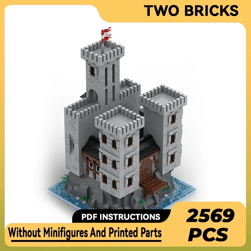 

Military Fortress Model Moc Building Bricks Castle On The Cliff Technology Modular Blocks Gifts Christmas Toys DIY Sets Assembly