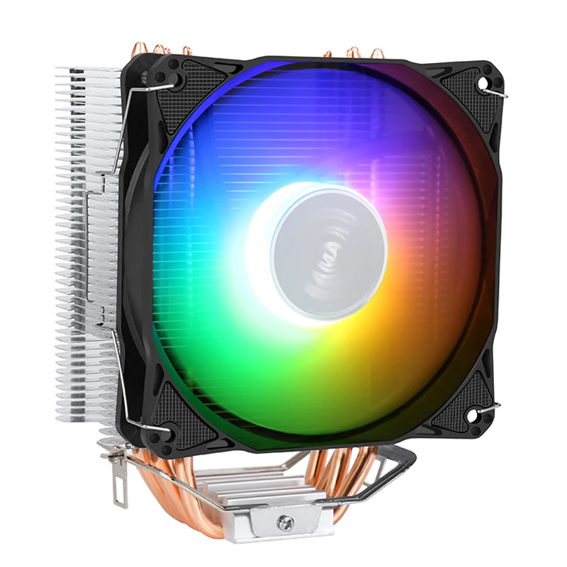 

SAMA 130TDP 4 Heat Pipes CPU Cooler RGB Fan 120mm Cooling for Intel LGA 775 115X AM4 AM3 X79 E5 X99 2011 Radiators for i3 i5 i7