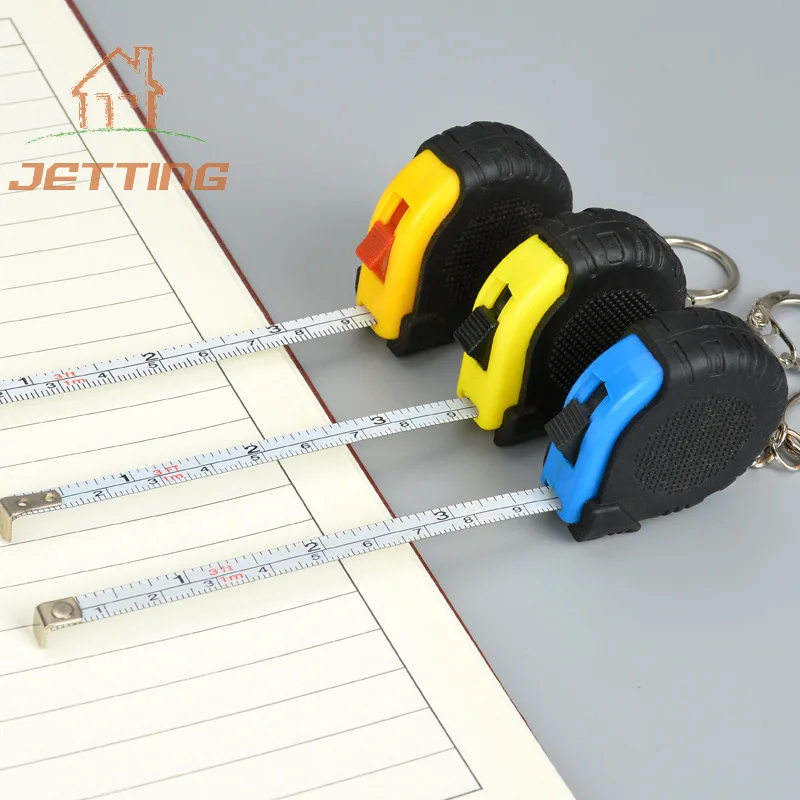 Mini Power Tape Measure Keychain Universal Pull Ruler Metric Tape Measure Retractable 1m Measuring Meter Inch Tailor Tool tape measure measuring tape measuring ruler