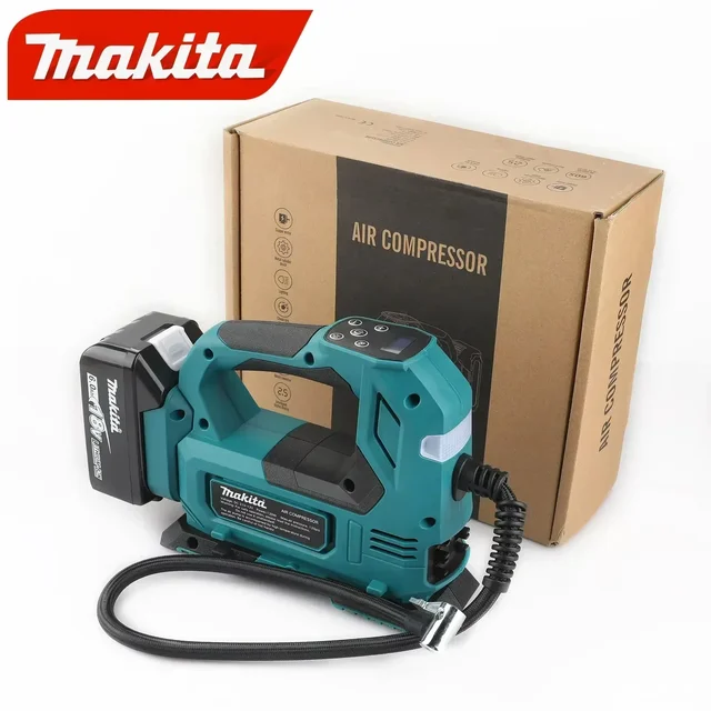 Makita DYS60 – gonfleur automatique sans fil, pompe à air électrique, compresseur d'air portatif pour pneus de voiture, pour batterie Makita 18V 1