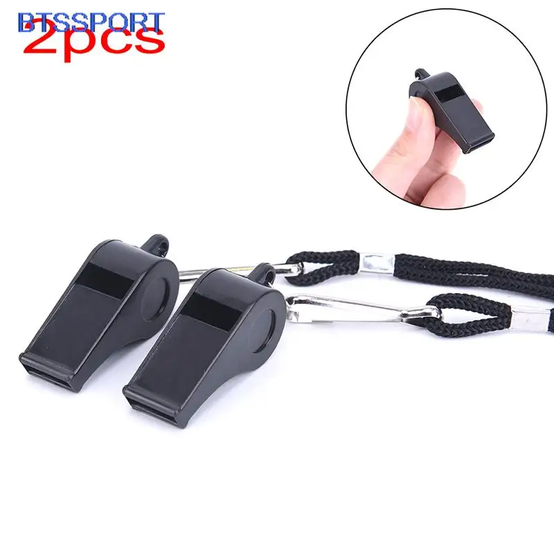 

2Pcs Coach Whistle Sports Football Basketball Referee Training Whistle Outdoor Survival With Lanyard Cheerleading Tool