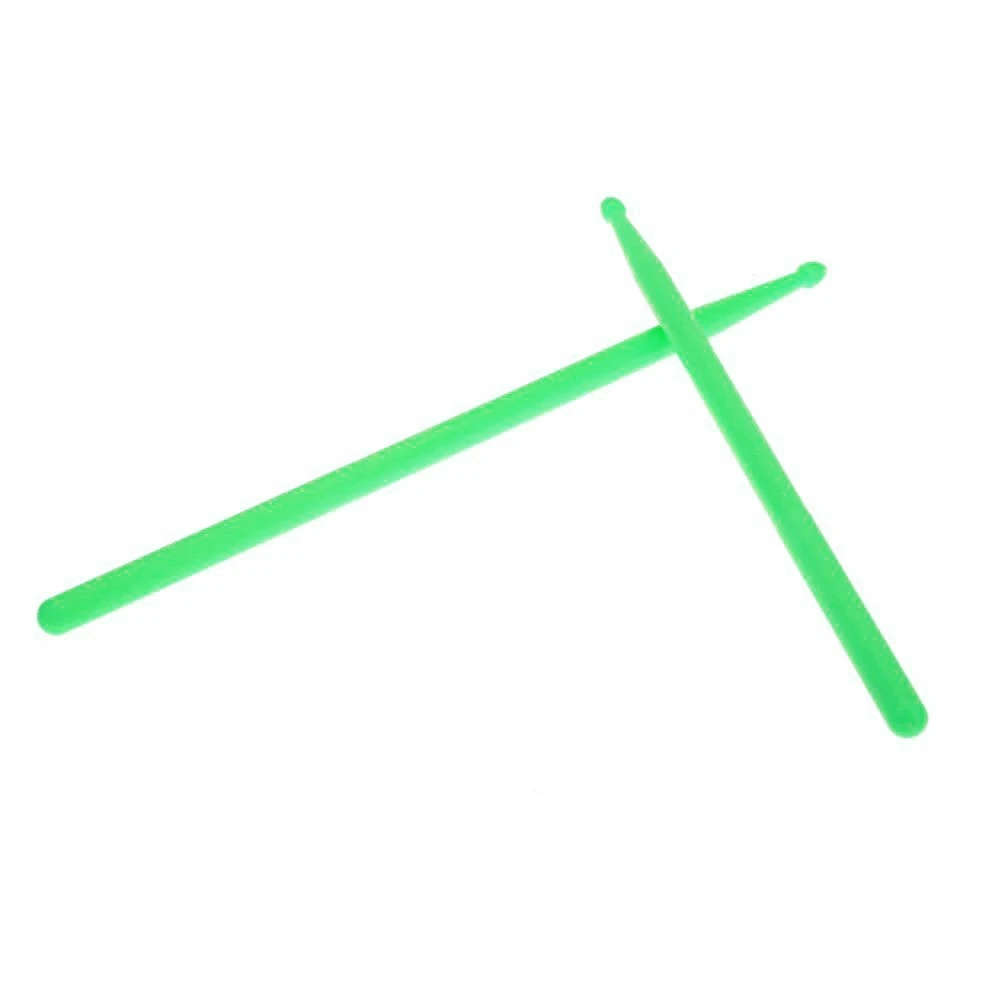 

Pair of 5A Drumsticks Nylon Stick for Drum Set Lightweight Professional Green
