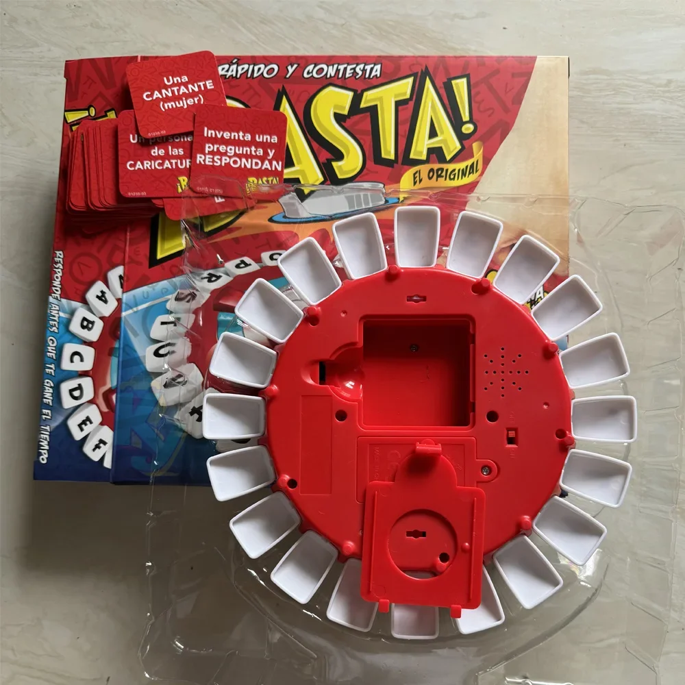 Board Game Basta Spanish Word Game Version Think Tapple Fast-paced Family Gathering Letter Toys