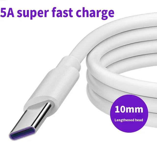 10mm Long USB Type C Extended Connector Charging Cable For Umidigi S2/Pro Ulefone Power 3s/Future Crystal Charger USB-C Cabel - Image 2