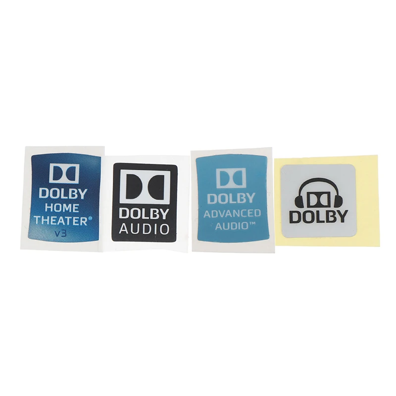 돌비 서라운드 사운드 라벨 노트북 스티커, 데스크탑 장식, DIY 스티커