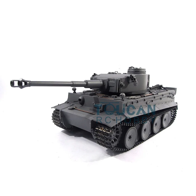 

Mato KIT RC Tank 100% Metal 1/16 Scale Gray German Tiger I BB Shooting 1220 RC Model as Gift TH00650-SMT8