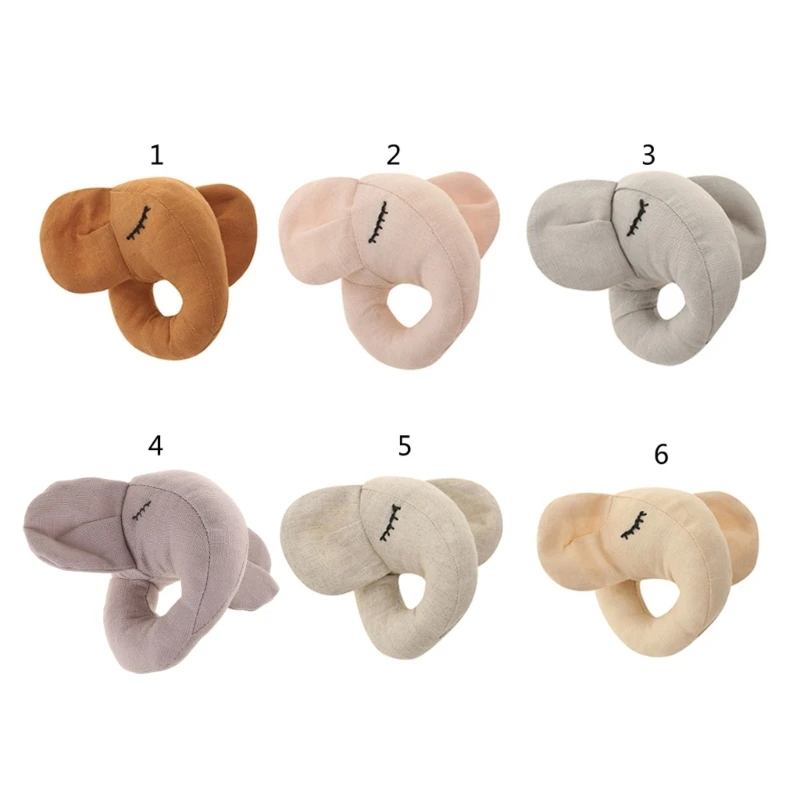 

Baby Rattle Toy Elephant Plush Shaking Toy Baby Cartoon Bed Toy for Newborn