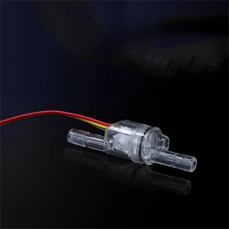 1/4" Water Flow ON-OFF Durable Flowmeter Water Flow Counter Quick Fluid Meter for Dispenser Purifier