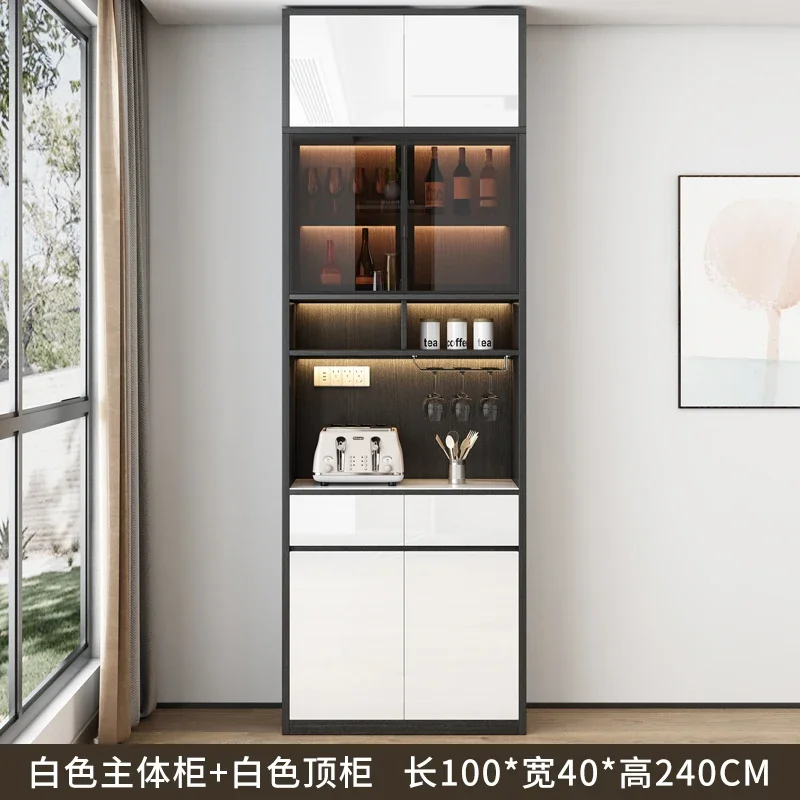 Tea Bar Wine Cabinet Modern Simple Side High Cabinet Luxury Living Room Dining Room Storage Locker Home Furniture KMWC