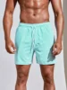 New 3d Line Splicing Men's Sports Shorts For Summer Casual Soft Personalized Breathable Holiday Polyester Beach Surfing Shorts 2