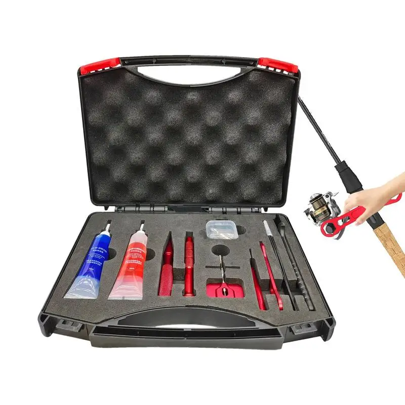

Fishing Reel Maintenance Tool Kit Reel Bearing Remover Kit Tools Solid Practical Case For Water Drop Wheel Fishing Boat Casting