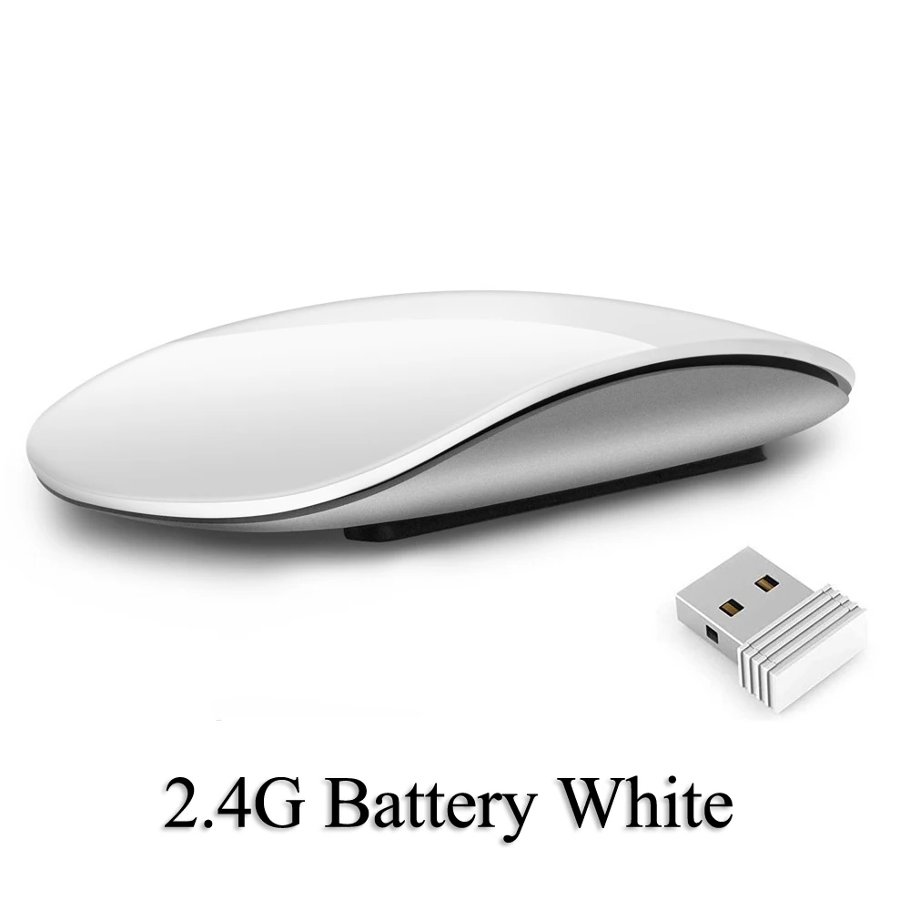 Bluetooth 5.0 Wireless Mouse Rechargeable Silent Multi Arc Touch Mice Ultra-thin Magic Mouse For Laptop Ipad Mac PC Macbook silent computer mouse Mice