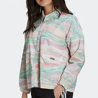 Adidas véritable trois rayures nouvelle saison femmes décontracté mode veste de sport GN4285 1
