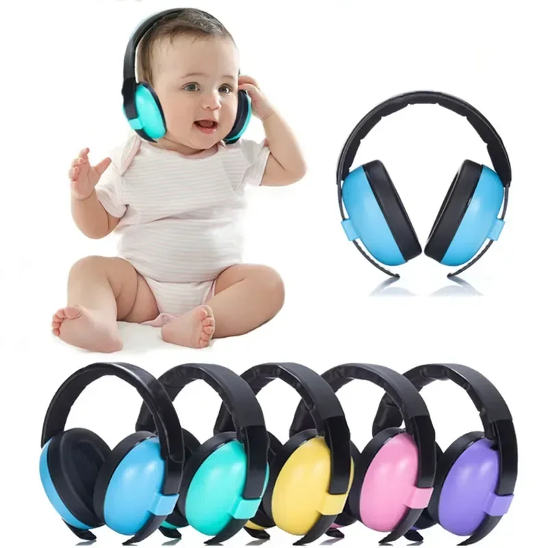Noise Cancelling Ear Muffs Ear Covers Anti Noise Baby Headphones Children Sleep Ear Stretcher Baby Ears Protection Children Earmuffs Sleeping Earplugs Child Earmuff