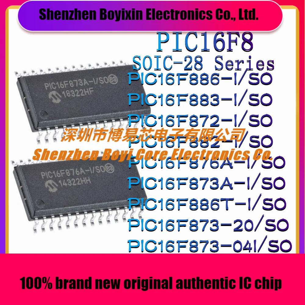 

PIC16F886-I/SO PIC16F883-I/SO PIC16F872-I/SO PIC16F882-I/SO PIC16F876A-I/SO PIC16F873A-I/SO PIC16F886T-I/SO 873-20/SO 873-04I/SO