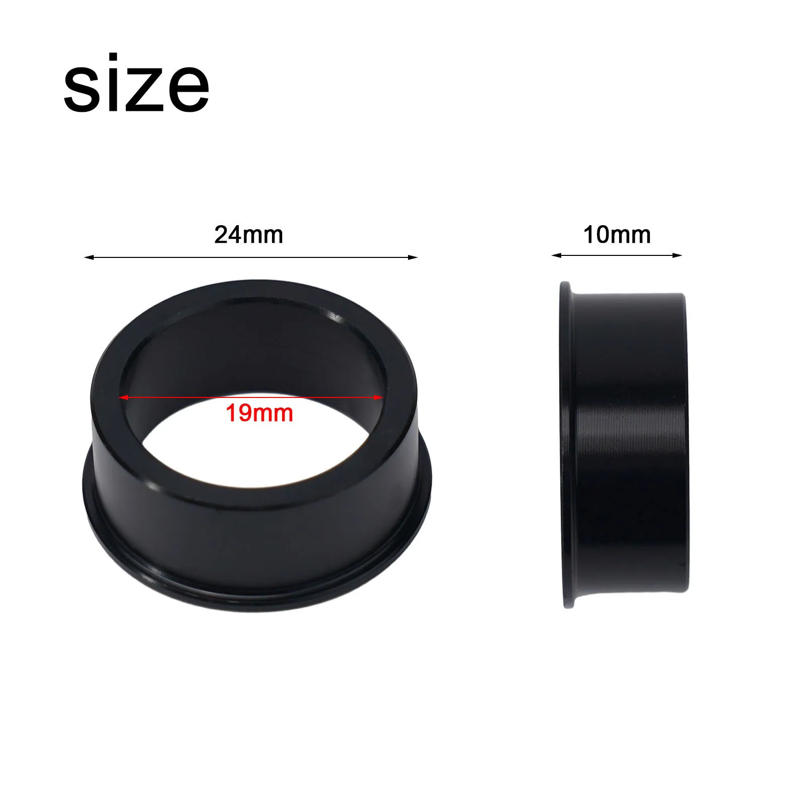 Durable High Qulity New Professional Bottom Bracket Adapter Shim Bottom Bike Bottom Black Bracket Adaptor Bike