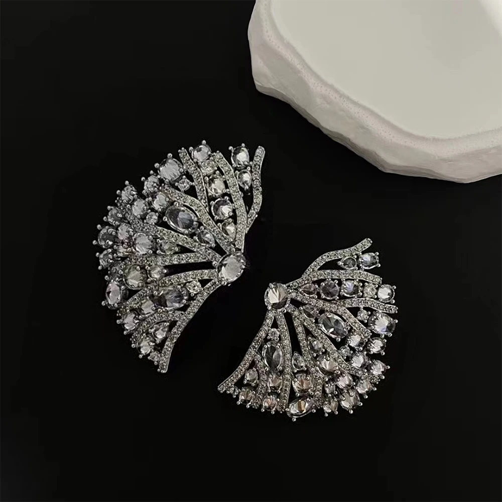 Fashion Vintage  luxury Temperament  Cubic zircon Earring for women's Girl party gift  Jewelry wholesale
