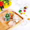 10PCS Empty 2g - 20g Travel Small Colorful Covers Clear Plastic Cosmetic Pot Jars With Lids For Face Cream Lip Balm Containers 5