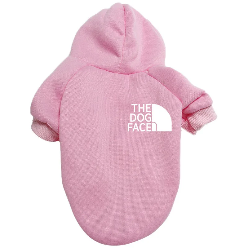 Autumn and Winter Small Chest Tag Dog Clothing Plushed Pet Clothing Large Dog Multi Color Hoodie Thickened Fadou Big Sweater pet clothes