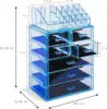 Clear Cosmetic Makeup Organizer - Make Up & Jewelry Storage, Case & Display - Spacious Design 4