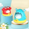 Blowing Bubble Baby Bath Toys Outdoor Foam Maker Cute Cartoon Shark And Crab Bathroom Swimming Pool Toys Bathtub Soap Machine 2