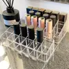 Convenient Plastic Lipstick Storage Box Save Space 12/18/36 Grids Nail Polish Shelf Makeup Lip Gloss Organizer Keep Tidy 3