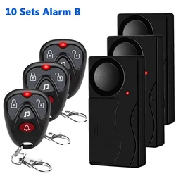 High - Decibel Vibration Alarm for Vehicles and Home Security (Alarm B - 10 Sets)