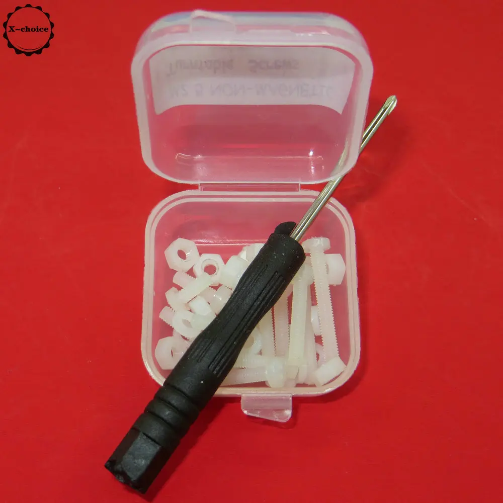 Thorens NON- Magnetic Nylon ULM Turntable Headshell Mounting Screw Set M2.5 6mm-20mm