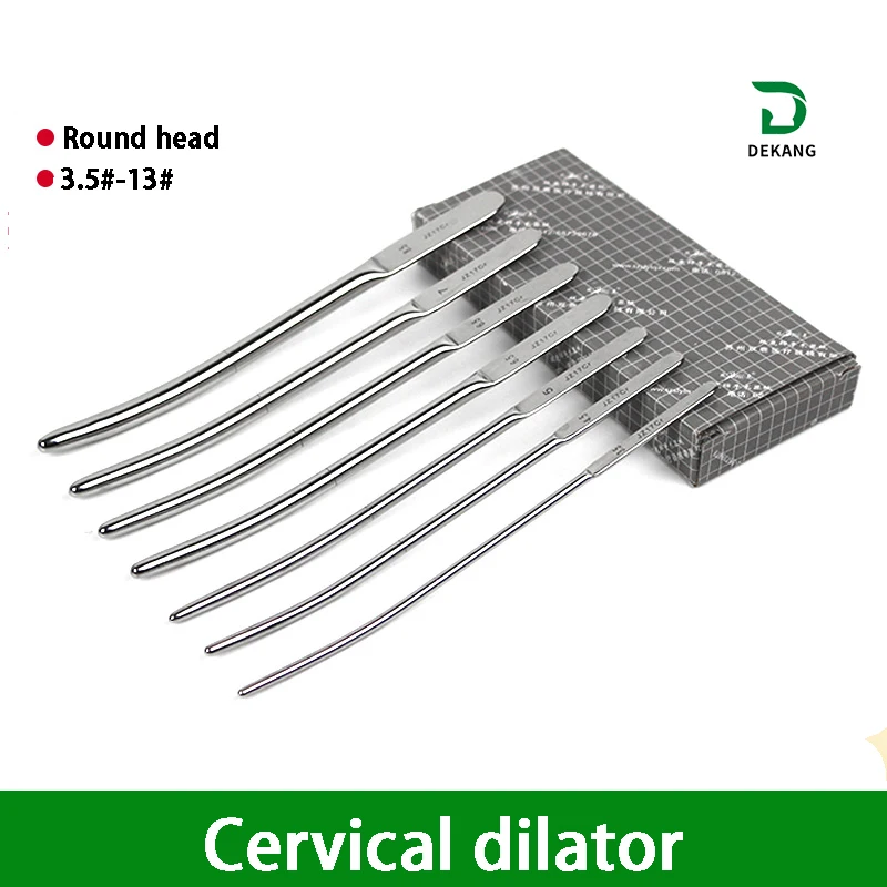 StainlessSteelCervicalDilator3513RoundHeadCervicalDilatorStickDilatorStickDilator