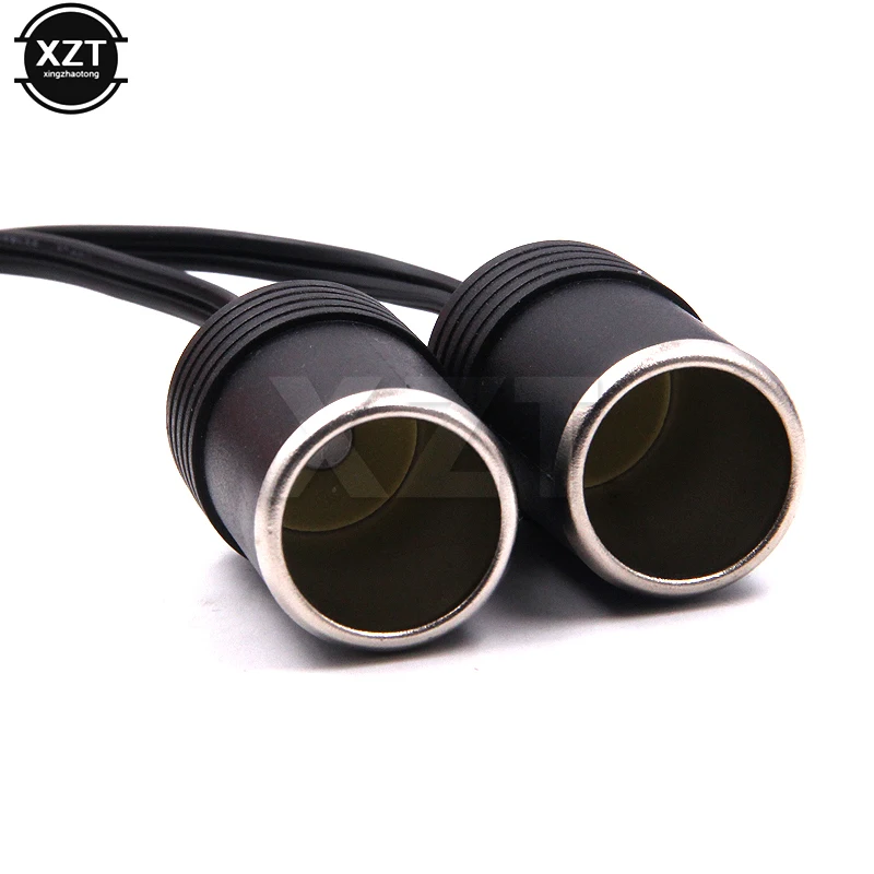2 가지 방법 12V-24V 10A 듀얼 포트 자동차 시가 라이터 전원 충전기 어댑터 소켓 분배기 여성 소켓 커넥터 어댑터