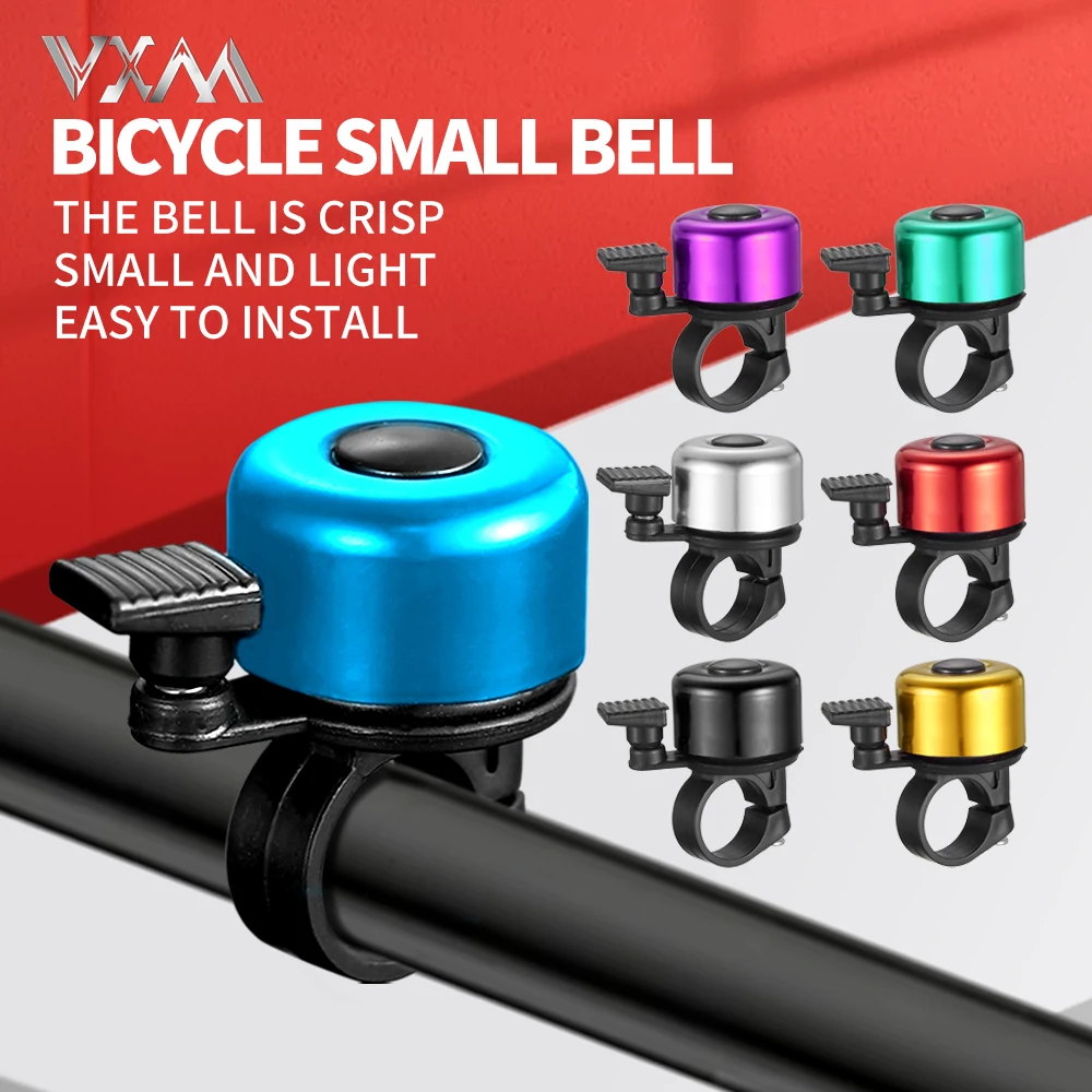 Bicycle Bell Mountain Bike Bell Bicycle Horn Bicycle Alarm Bicycle Accessories MINI Aluminum Alloy Bike Ring Bell Safety Warning Loud Sound Handlebar MTB