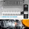 Dispenser with Ice Maker, 3 in 1 Water Dispense with Built-in Ice Maker, Water Cooler Dispenser for 3-5 Gallon Bottle with a Sco 4