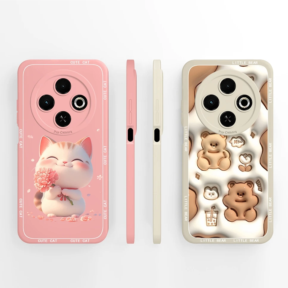 Creative Silicone Painted Anti-Drop Protective Phone Case