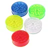 3Pcs 60MM 3 Layer Plastic Tobacco Herb Grinder Smoking Accessories Round Shape Crusher for Smoke 4