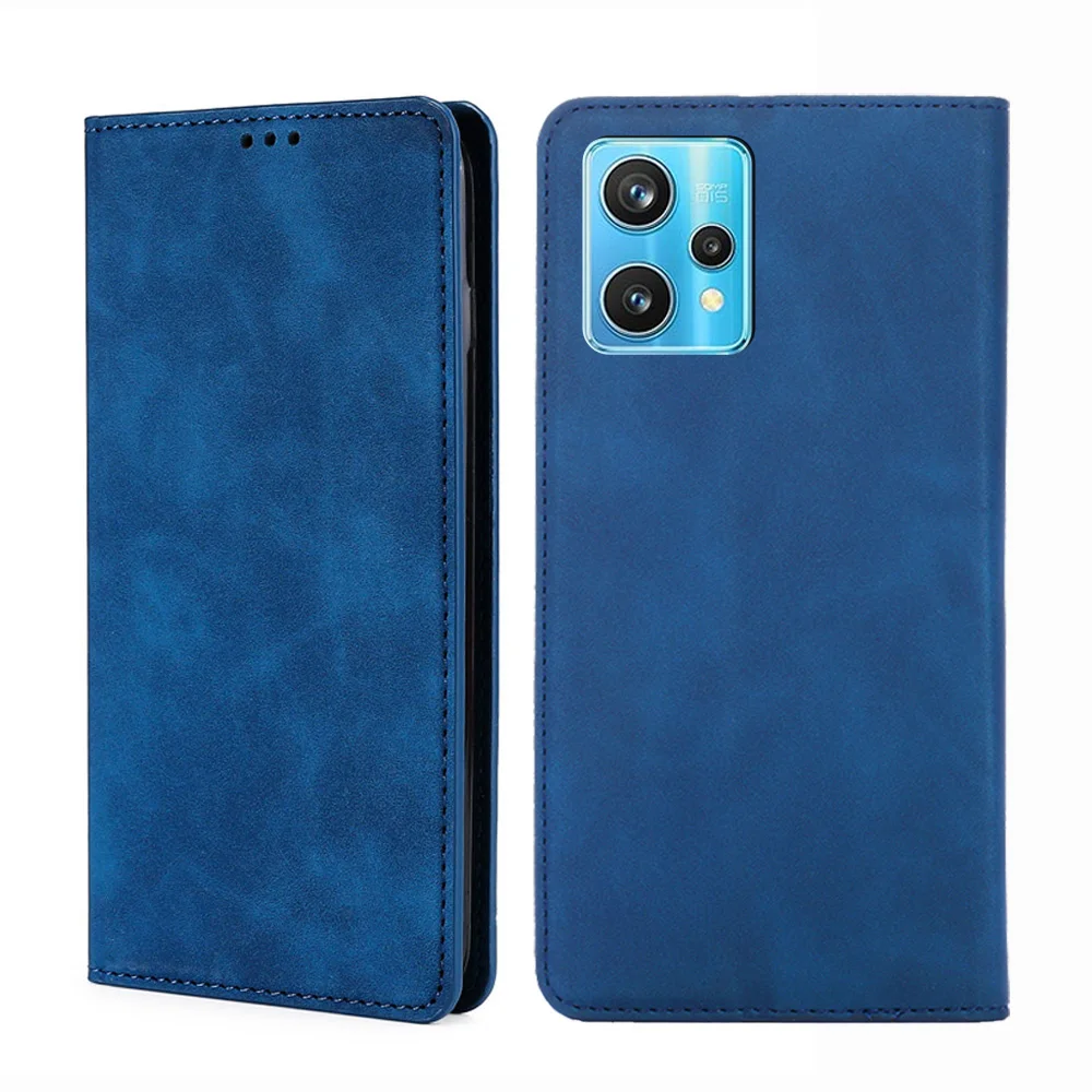 Leather Flip Wallet Case with Card Slot and Stand Feature