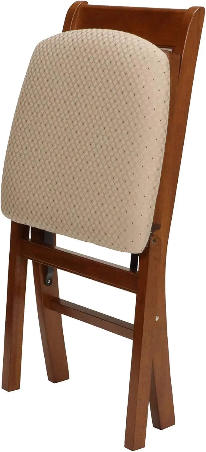 Stakmore Lattice Back Folding Chair Finish, Set of 2, Fruitwood