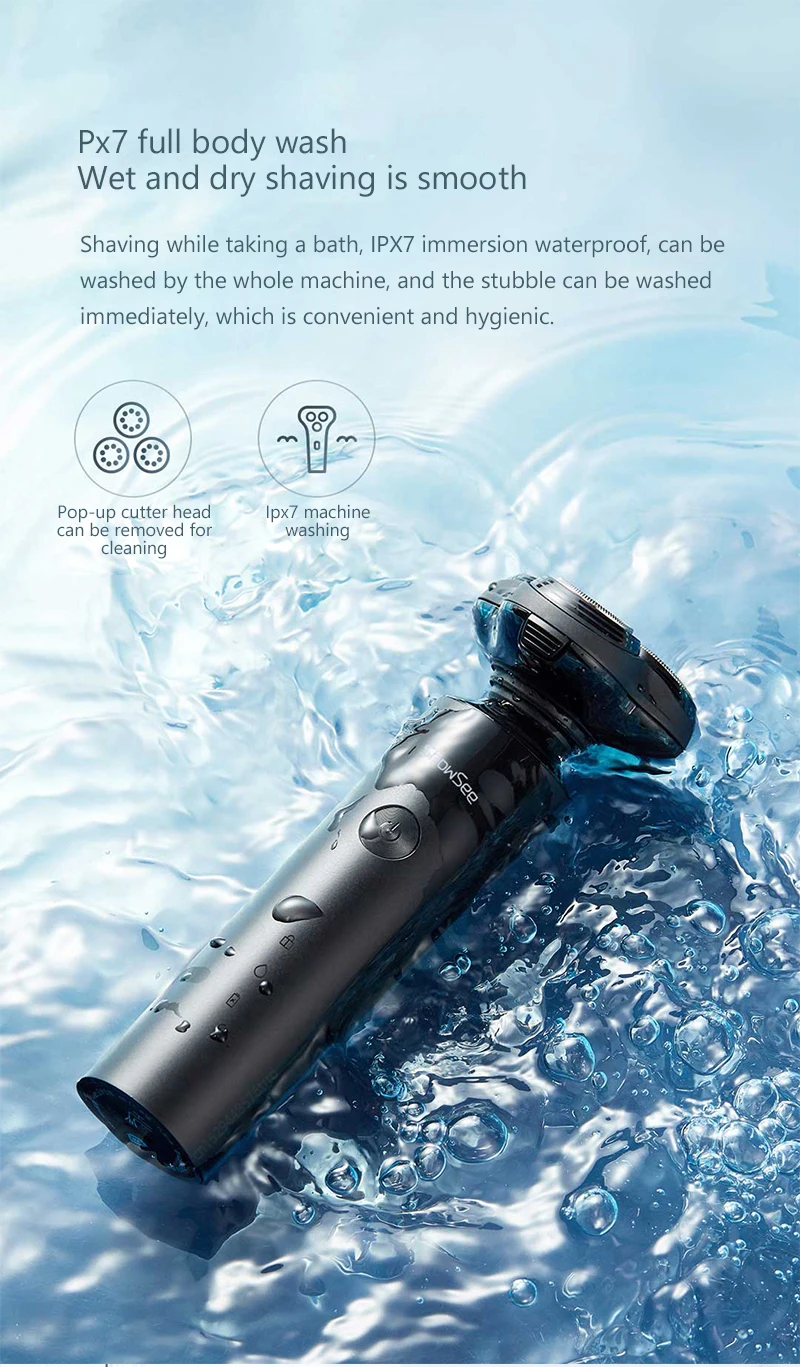 Xiaomi Showsee F1-BK Electric Shaver description image 7