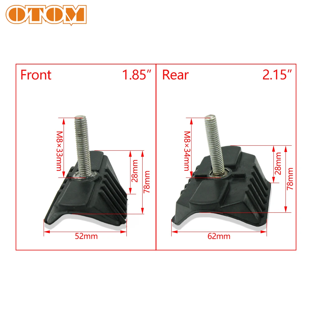 OTOM Motorcycle Aluminum and Rubber Wheel Rim Lock Tyre Safe Pit Bike Motocross 1.85" 2.15" Inner Tire Lock Universal Accessory