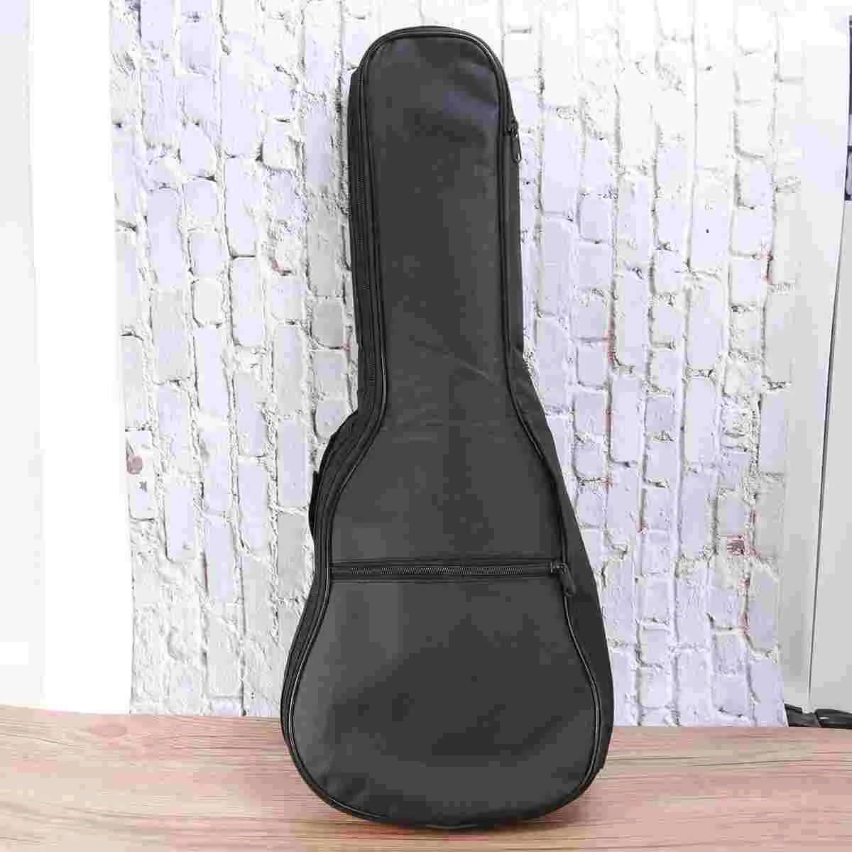 

23 Inch Anti-Water Sponge Guitar Bag Carry Case Acoustic Folk Guitarra Case Stringed Instruments Package (Black)