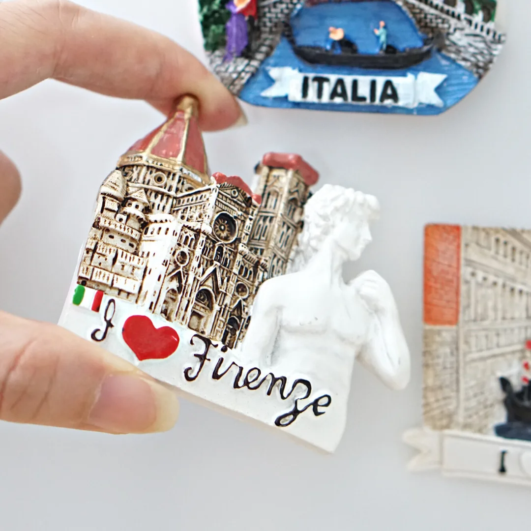 Imán Nevera 3D Tropea Italia - Souvenir Decorativo Para Cocina, Recuerdo De Viaje, Adhesivo Magnético